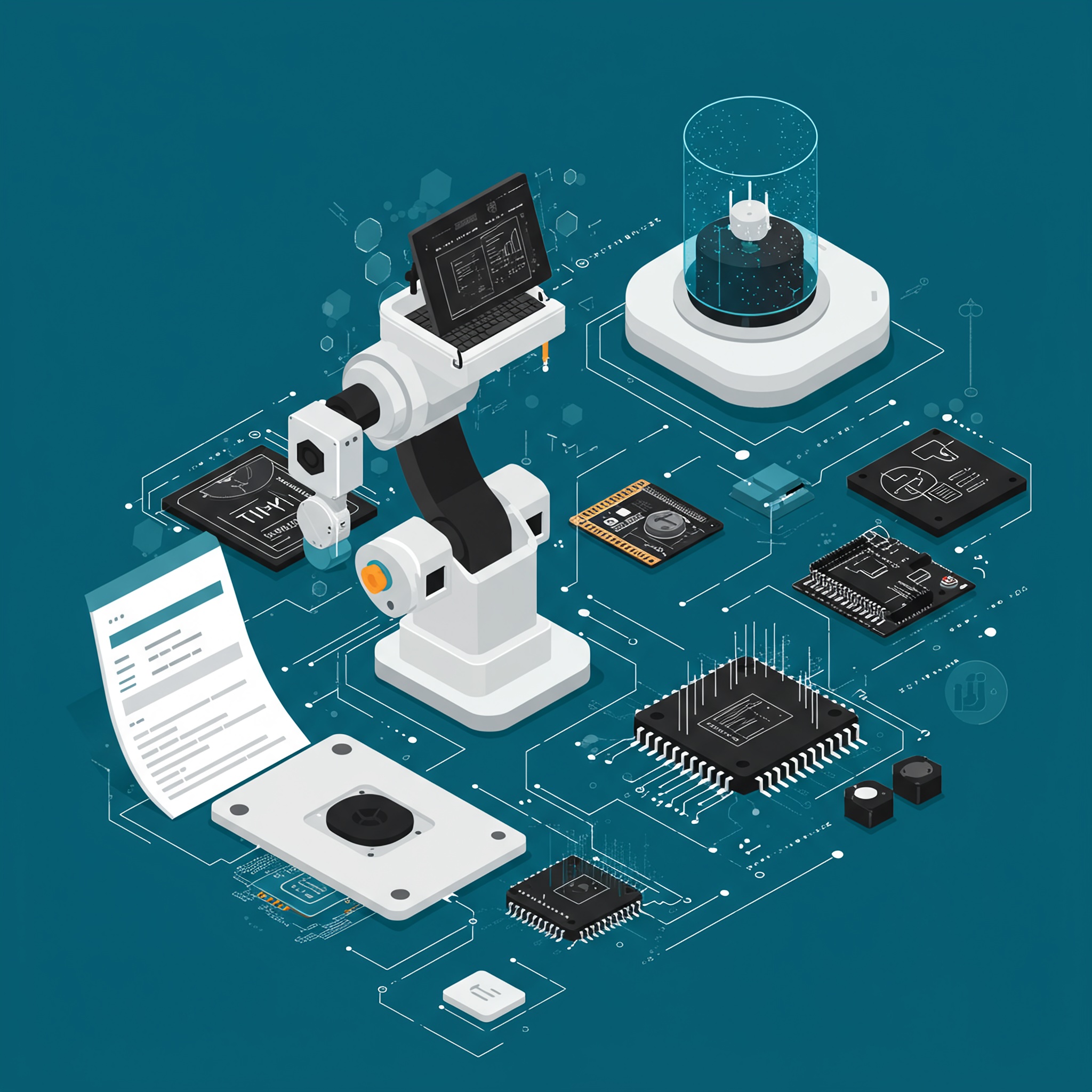 Abstract image representing creativity and ideas transforming into products